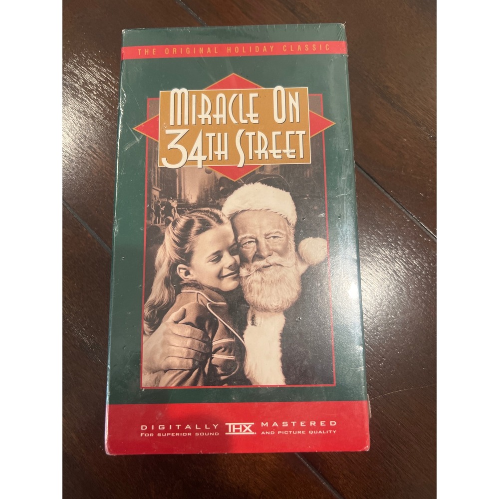 Twentieth‎ Century Fox Miracle On 34th Street VHS Green Sealed 1947 Classic THX